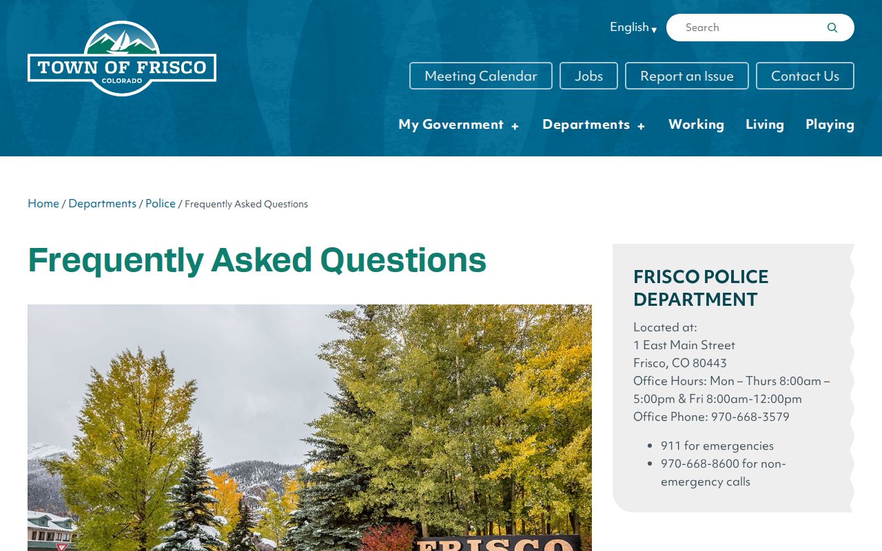 Frisco warrant records missed court and ticket routing information