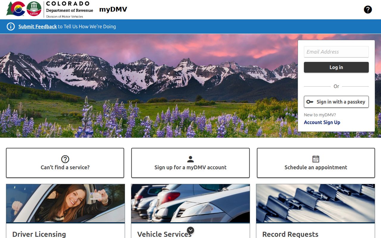 Official Colorado DMV route for a Summit County state citation